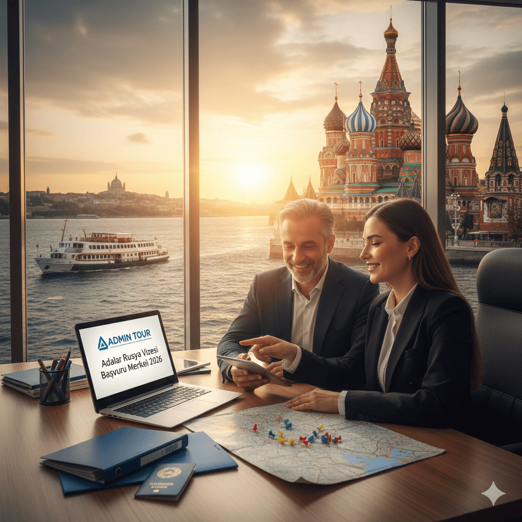 Adalar Rusya Vizesi Başvuru Merkezi | 2026 Hızlı Vize - Admin Tour